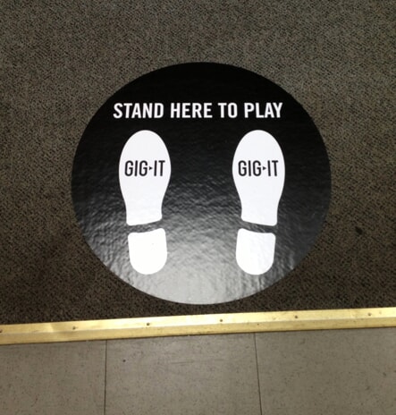 Custom floor graphics